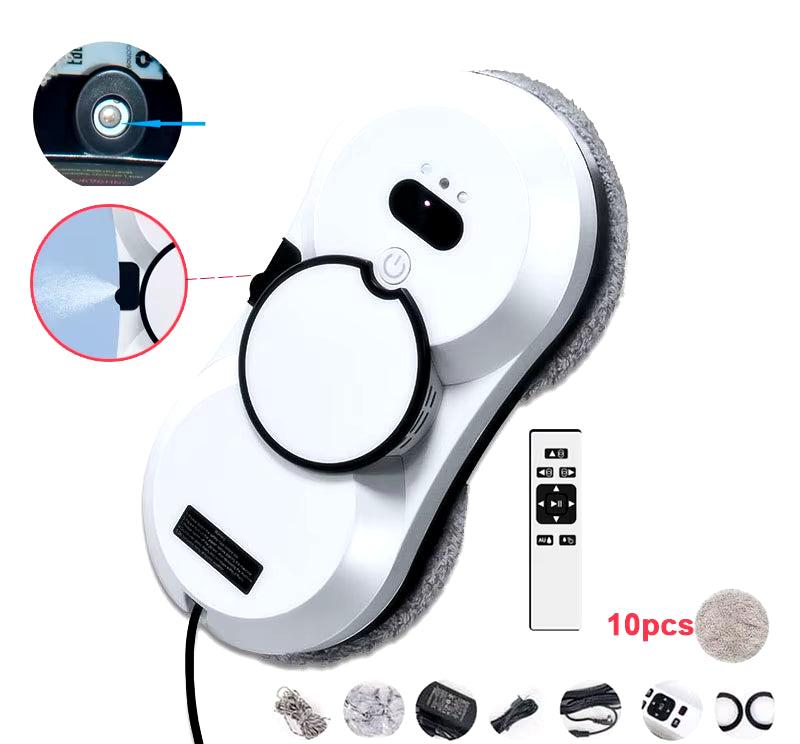 Water Spray Window Cleaning Robot Intelligent High-Rise Double-Sided Brushless Motor Glass Cleaner Spray Type