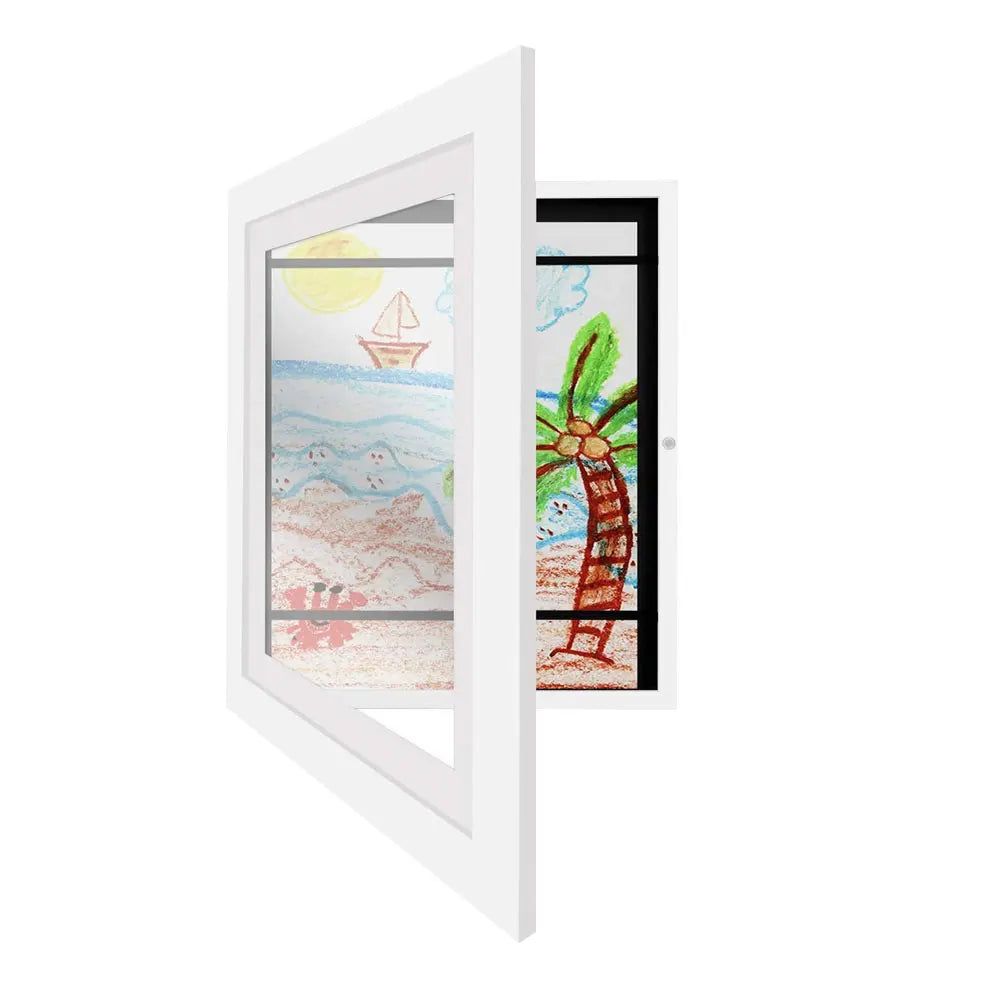 Kids Artwork Picture Frame Easy Change Wall Display Artwork Frame Front Opening A6 Frame for Kids Drawings Artworks Art Projects