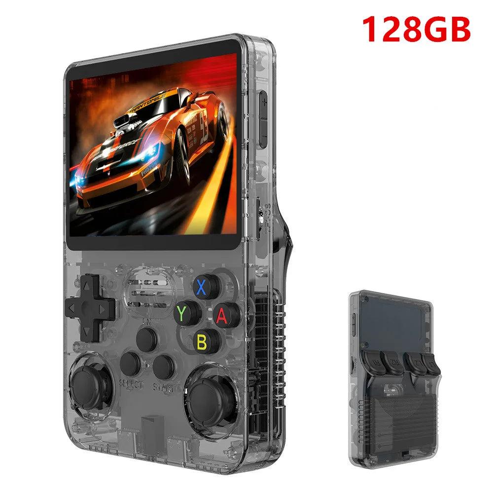 R36S Retro Handheld Video Game Console Linux System 3.5 Inch IPS Screen Portable Pocket Video Player 128GB Games Boy Gift