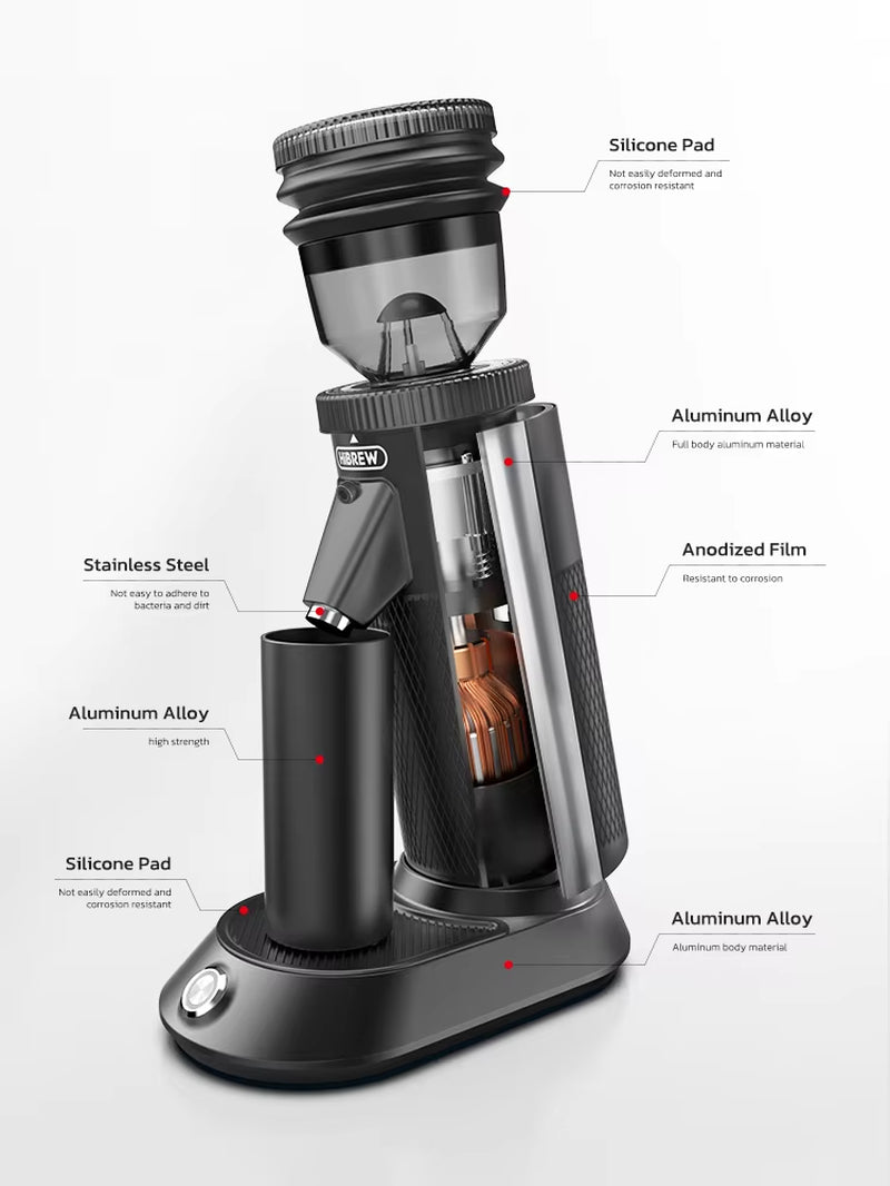 G5 48Mm Conical Burr Electric Coffee Grinder Compact Portable Coffee Bean Mill Kitchen for Espresso Turkish Coffee