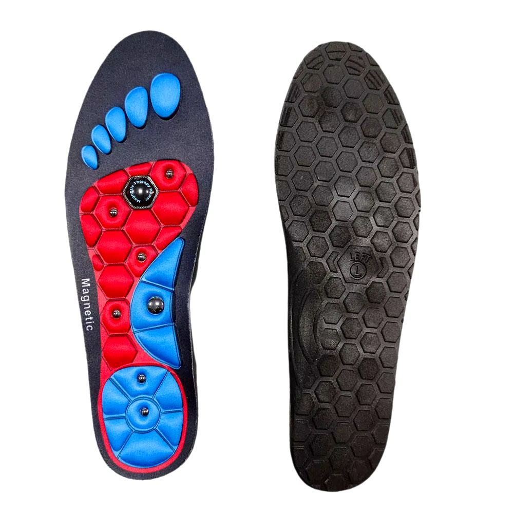 1 Pair Acupressure Foot Insoles for Men Women Orthopedic Gel Magnetic Shoe Inserts Magnet Technology Support Insole