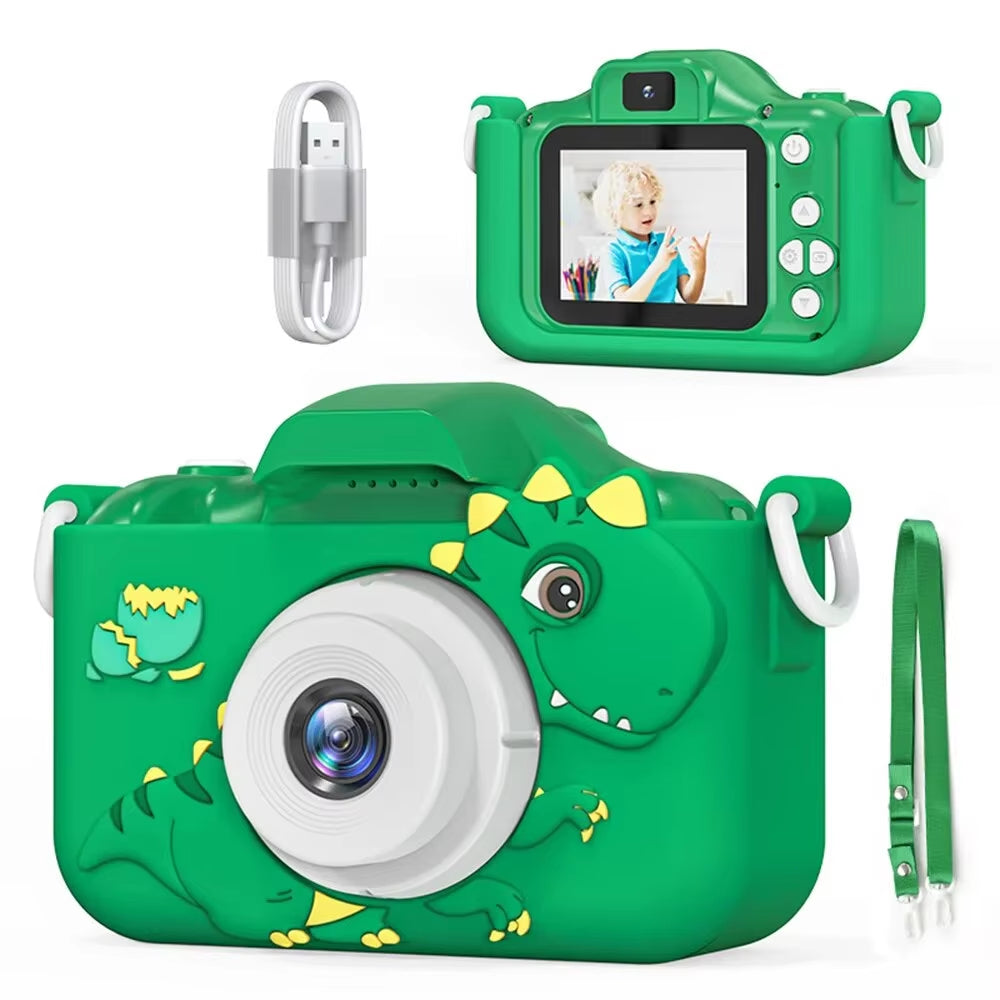 Digital Kids Cameras Toys Mini Children Camera 1080P HD 8X Zoom Dual Camera Boys Girls Birthday Gifts Outdoor Photography Toy