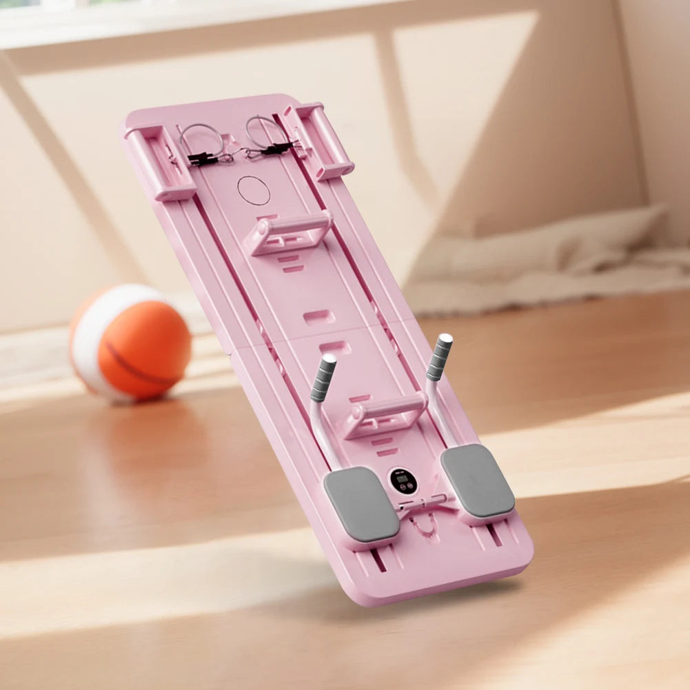 Abdominal Exercise Board Fitness Board with Mat & Counter Push up Board Multifunctional Full-Body Workout Machine for Men Women