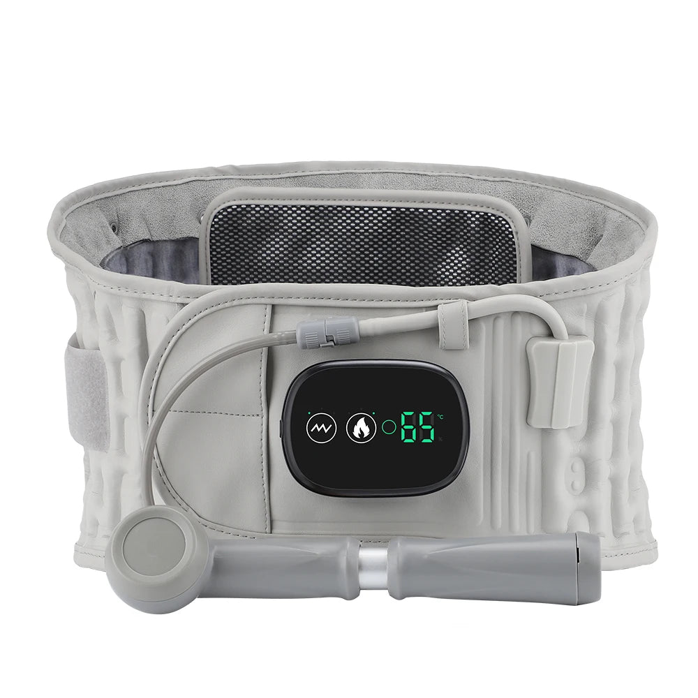 Inflatable Belt Red Light Heating Vibration Massage Airbag Support Back Relief Waist Support Belt Abdomen Pain Relief Tools