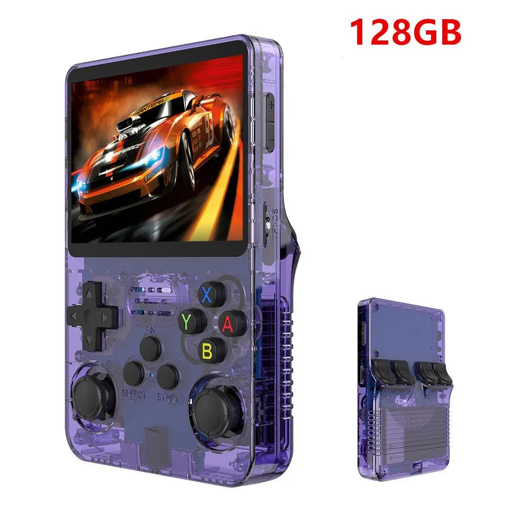 R36S Retro Handheld Video Game Console Linux System 3.5 Inch IPS Screen Portable Pocket Video Player 128GB Games Boy Gift