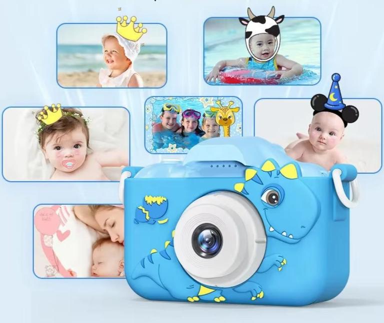 Digital Kids Cameras Toys Mini Children Camera 1080P HD 8X Zoom Dual Camera Boys Girls Birthday Gifts Outdoor Photography Toy