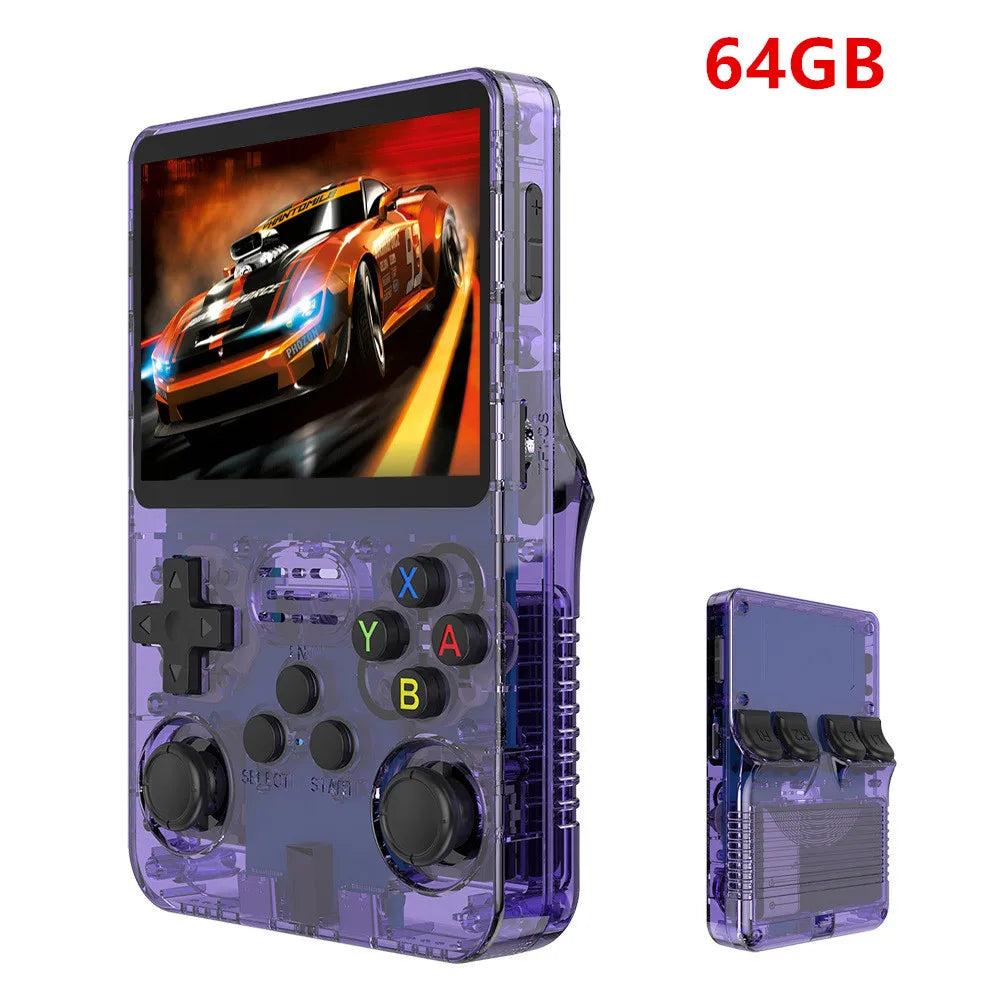 R36S Retro Handheld Video Game Console Linux System 3.5 Inch IPS Screen Portable Pocket Video Player 128GB Games Boy Gift