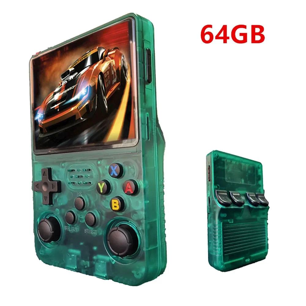 R36S Retro Handheld Video Game Console Linux System 3.5 Inch IPS Screen Portable Pocket Video Player 128GB Games Boy Gift