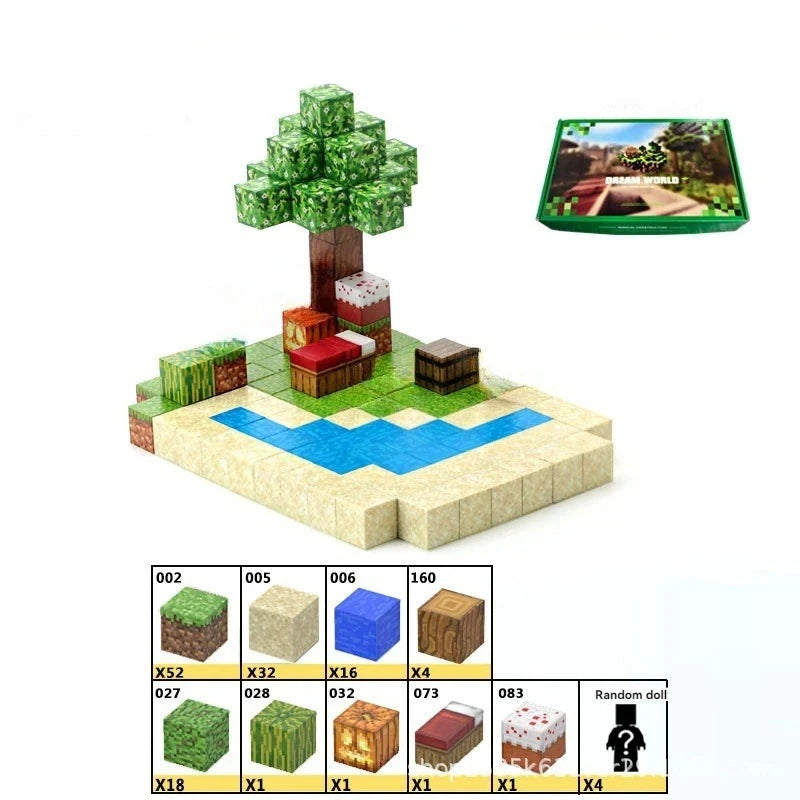 Creative Street View Magnetic Building Block Bricks My Famous Scene World Architectural Kit DIY Model Kids Tech Toy for Kid Gift