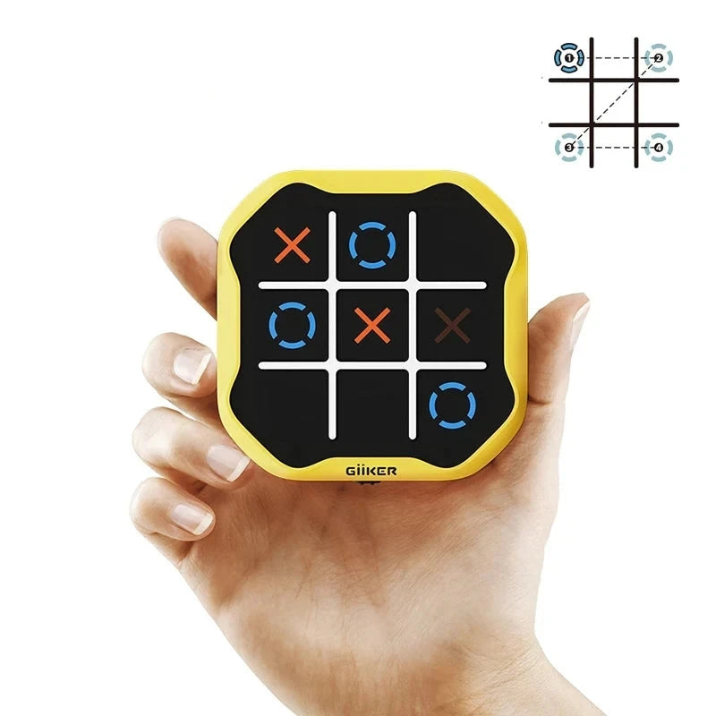 Super TIC-TAC-TOE BOLT Chess Puzzle Toys Compact and Portable Family Board Game Chess Toys for Kids Gifts
