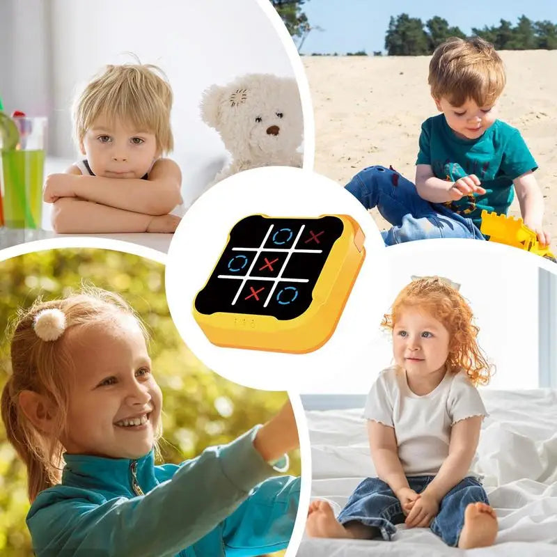 Tic-Tac-Toe Board Game Children'S Electronic Toys Chess Board Board Games Chess Board Game Chess Set Portable for Adults Kids