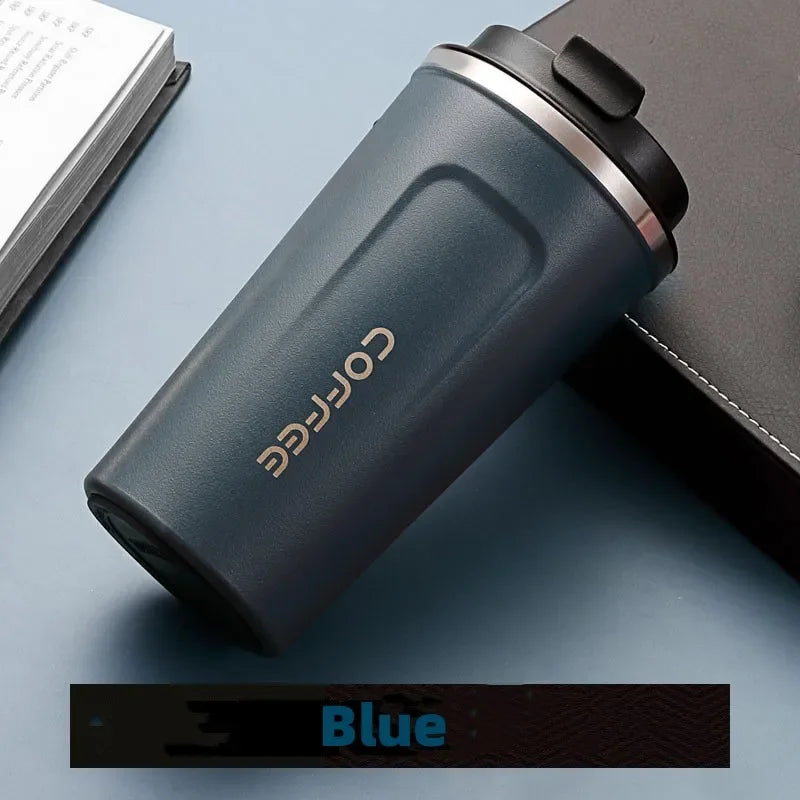 380/510Ml Stainless Steel Coffee Cup Travel Thermal Mug Leak-Proof Thermos Bottle Tea Coffee Mug Office Business Style Thermos