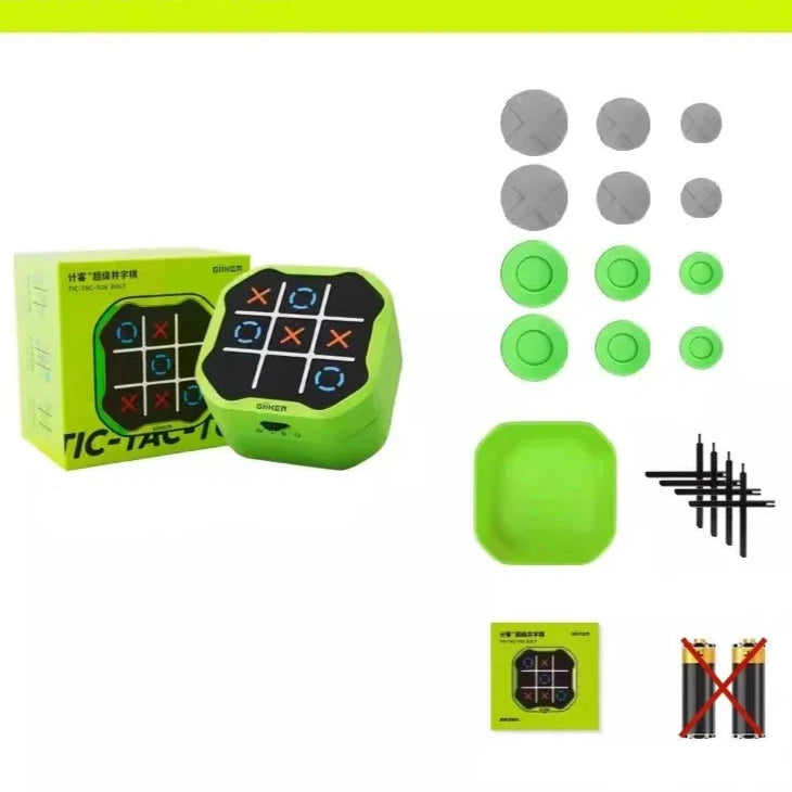 Super TIC-TAC-TOE BOLT Chess Puzzle Toys Compact and Portable Family Board Game Chess Toys for Kids Gifts