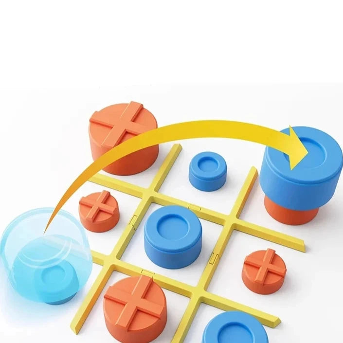 Super TIC-TAC-TOE BOLT Chess Puzzle Toys Compact and Portable Family Board Game Chess Toys for Kids Gifts