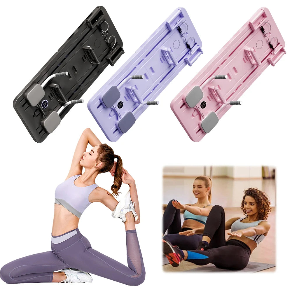 Abdominal Exercise Board Fitness Board with Mat & Counter Push up Board Multifunctional Full-Body Workout Machine for Men Women