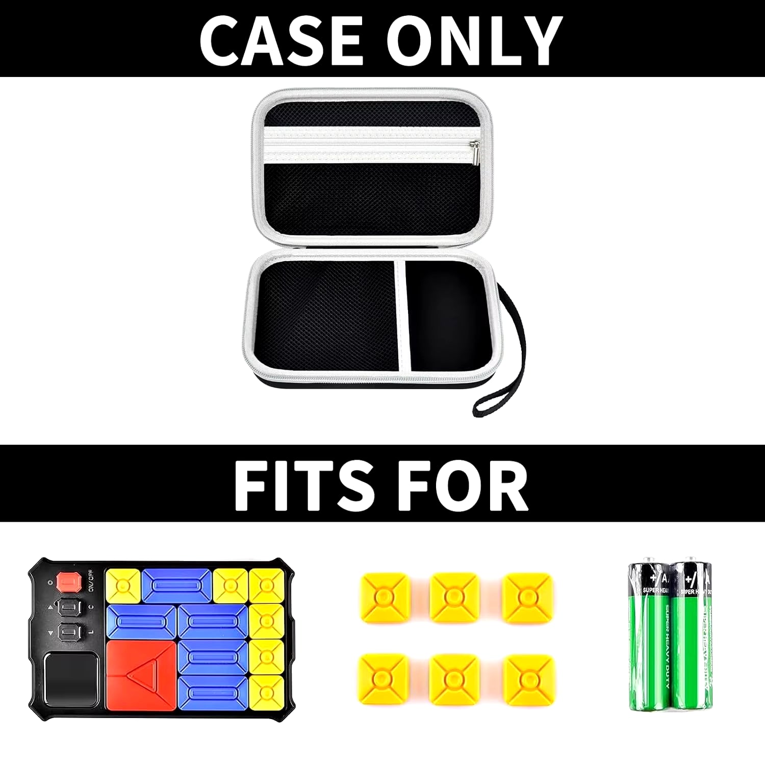 Case Compatible with Giiker Super Slide Brain Games, Brain Teaser Puzzles Organizer Storage Bag, Flow Slider Puzzle Game Holder
