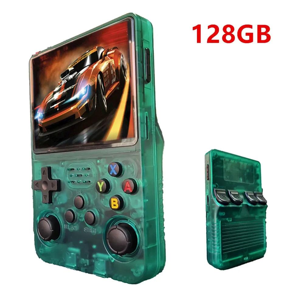R36S Retro Handheld Video Game Console Linux System 3.5 Inch IPS Screen Portable Pocket Video Player 128GB Games Boy Gift