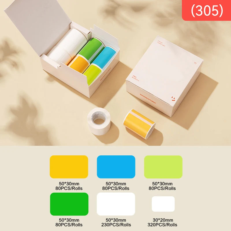 Thermal Printer Kitchen Frozen Label Paper Resistant to Low Temperatures down To-18°C Sticker Roll for B1 B21 B203 Label