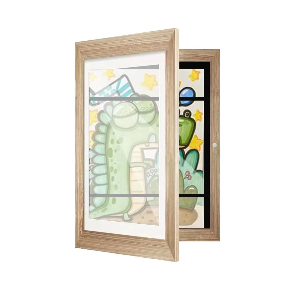 Kids Artwork Picture Frame Easy Change Wall Display Artwork Frame Front Opening A6 Frame for Kids Drawings Artworks Art Projects