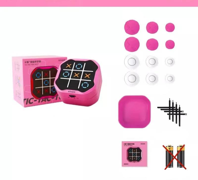 Super TIC-TAC-TOE BOLT Chess Puzzle Toys Compact and Portable Family Board Game Chess Toys for Kids Gifts