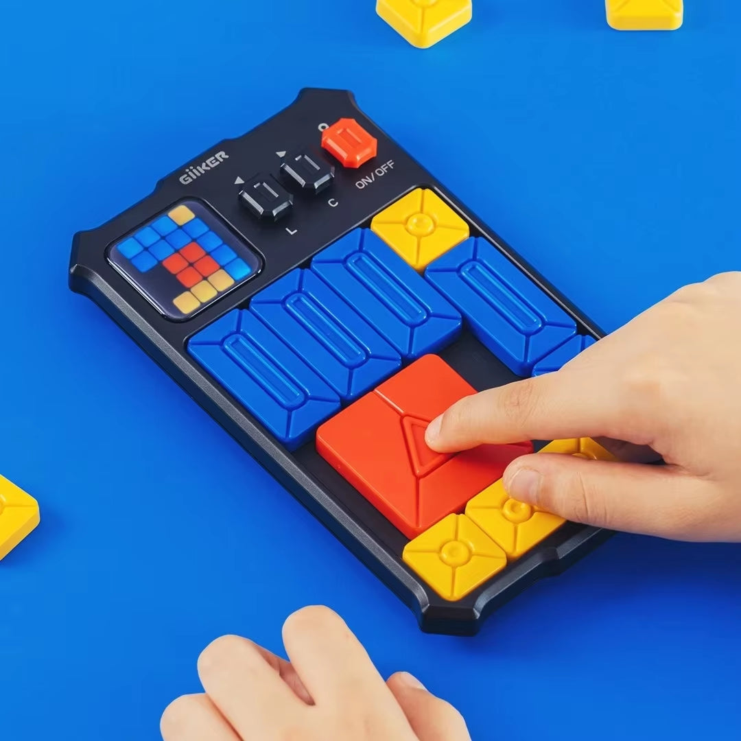 Giiker Super Slide Huarong Road Smart Sensor Game 500+ Levelled up Brain Teaser Puzzles Interactive Fidget Toys for Kids Gifts
