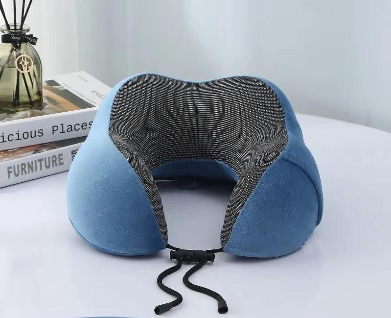1Pc Slow Rebound Travel Pillow, U-Shaped Headrest Neck Supportpillow, Nap Pillow Travel Airplane Pillow Cartoon Memory Foam