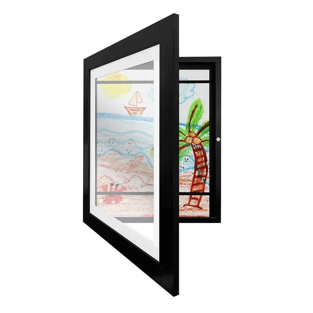 Kids Artwork Picture Frame Easy Change Wall Display Artwork Frame Front Opening A6 Frame for Kids Drawings Artworks Art Projects