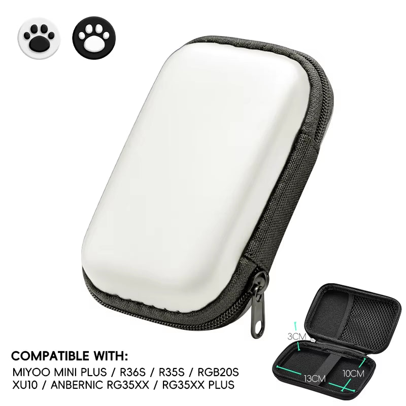 Protable Bag for RG35XX plus Case for ANBERNIC RG35XX Cover Case for R35S RGB20S Accessories for Miyoo Mini Plus