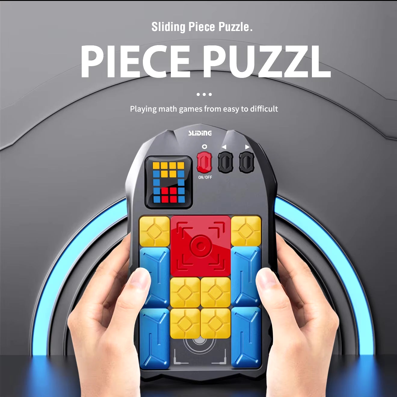 Huarong Road Magnetic Suction Block Sliding Puzzle CHILDREN'S Puzzle Logical Thinking Training Brain-Burning Board Game Toys