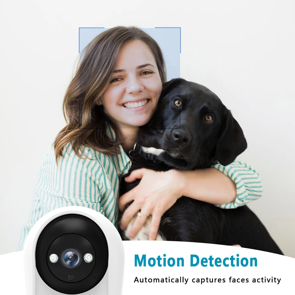 3MP PTZ Wifi Camera Video Call with 2.8 Inch IPS Screen Baby Cry Sound Detection Security IP Camera Baby Monitor Icsee